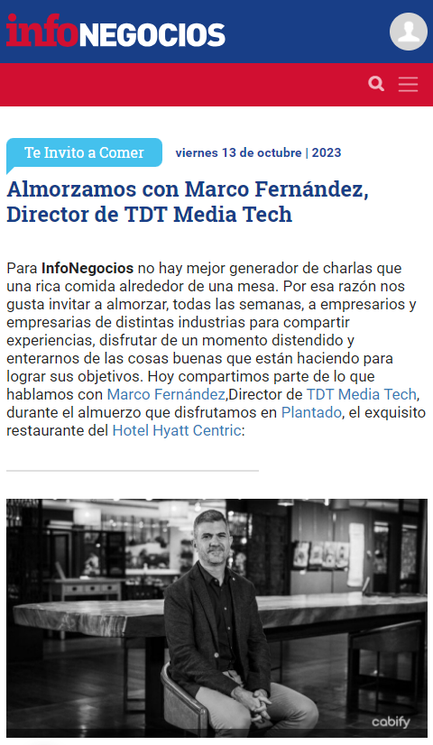 article infonegocios.biz almorzamos-con-marco-fernandez-director-de-tdt-media-tech